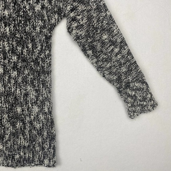 Alfani‎ Women's Size S Black and White with Sparkles Crewneck Pullover Sweater - Picture 6 of 7